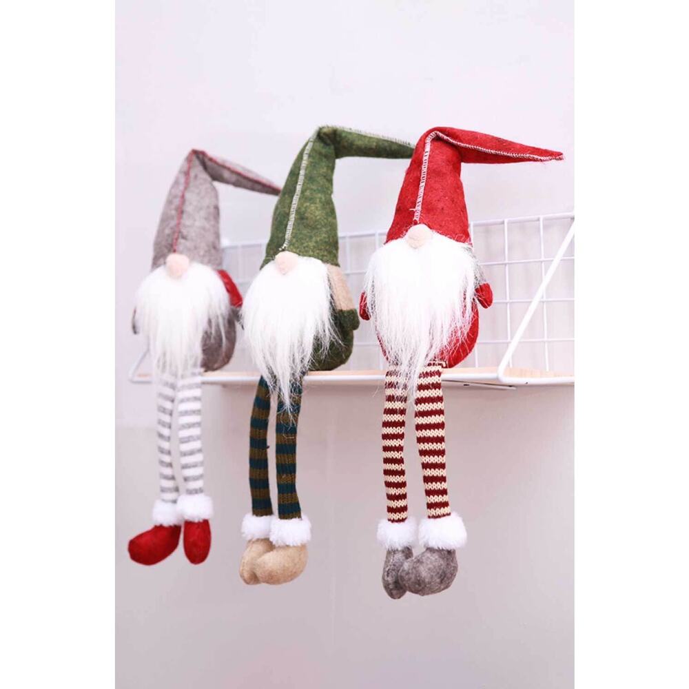 3-Pack Christmas Long Leg Faceless Gnomes - Picture 1 of 4